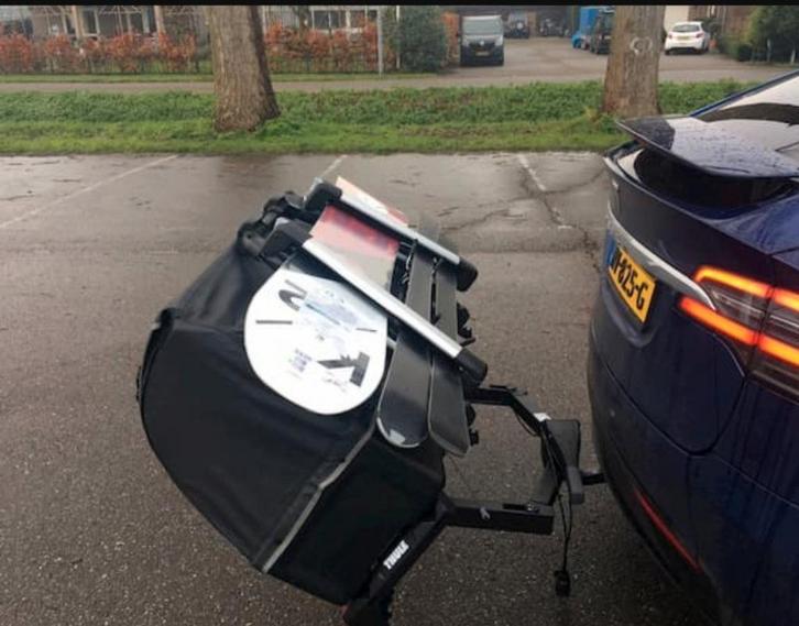 Trekhaak box voor ski, Auto diversen, Dakkoffers, Zo goed als nieuw, Ophalen