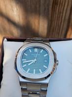 Patek horloge met groene wijzerplaat, Ophalen of Verzenden, Nieuw, Staal, Overige merken
