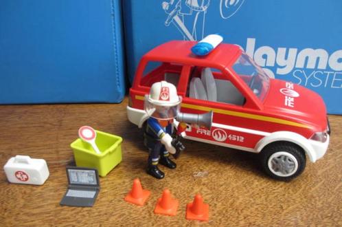 brandweer 4822 interventie wagen commandant 100%, Kinderen en Baby's, Speelgoed | Playmobil, Zo goed als nieuw, Complete set, Ophalen of Verzenden