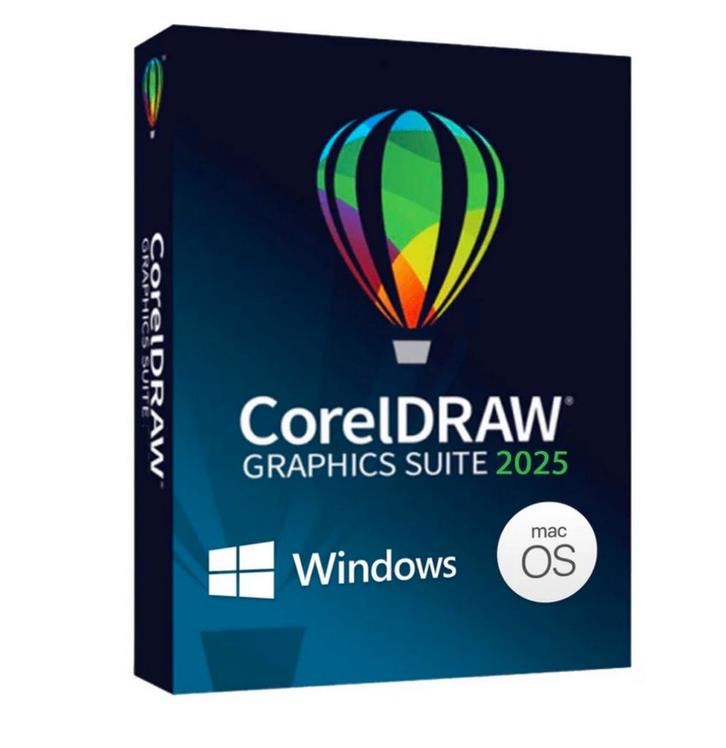 Coreldraw graphics suite 2025 officiële pakket, Computers en Software, Ontwerp- en Bewerkingssoftware, Zo goed als nieuw, Ophalen of Verzenden