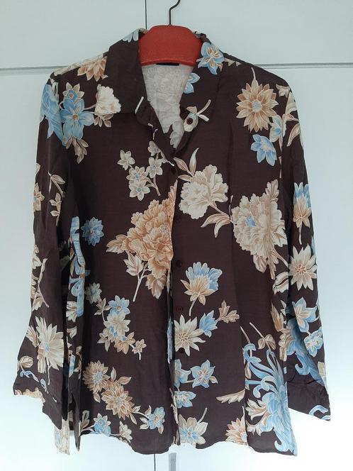 Gebloemde blouse van Biaggini mt 42, Kleding | Dames, Blouses en Tunieken, Gedragen, Maat 42/44 (L), Ophalen of Verzenden
