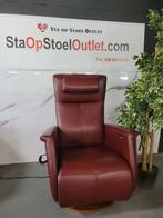 Sta op stoel Prominent Toscana Bordeauxrood op accu, Huis en Inrichting, Fauteuils, Minder dan 75 cm, Leer, Ophalen of Verzenden