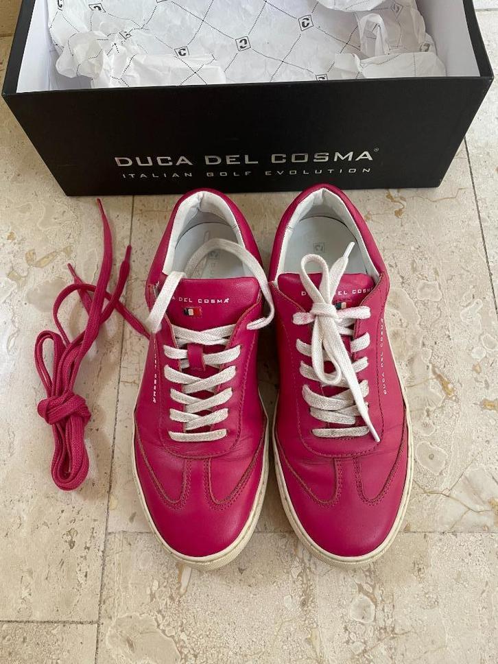 Duca Del Cosma: z.g.a.n. roze golfschoenen maat 38, Sport en Fitness, Golf, Zo goed als nieuw, Schoenen, Overige merken, Verzenden