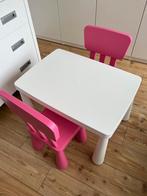 IKEA Mammut kindertafel en 2 stoeltjes, Ophalen of Verzenden, Tafel(s) en Stoel(en), Zo goed als nieuw
