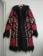 Bohemian jas Afghaanse jas UITVERKOOP, Kleding | Dames, Ophalen of Verzenden, Nieuw, Maat 46/48 (XL) of groter, Zwart