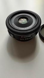 Canon EF-S 24 mm F/2.8 STM with lens filter, Ophalen of Verzenden, Zo goed als nieuw