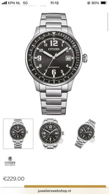Citizen Automatisch Herenhorloge beschikbaar voor biedingen
