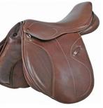 Bruin springzadel 17 inch/ zw drs Anatomica Octant G3 17.5", Dieren en Toebehoren, Ophalen, Zo goed als nieuw, Springen