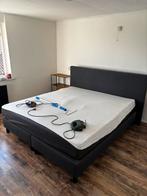 Tweepersoons Boxspring 180x200 - Snelle Beslisser!, Huis en Inrichting, Slaapkamer | Bedden, Ophalen, Gebruikt, Zwart, Tweepersoons