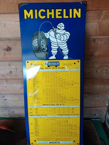 Michelin Bandendruk Emaille Bord beschikbaar voor biedingen