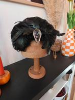 Vintage veren cocktailhoedje Van Straaten Block Rotterdam, Kleding | Dames, Hoeden en Petten, Van Straaten Block, Ophalen of Verzenden