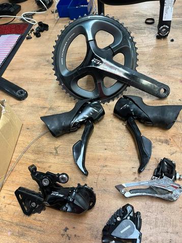 Shimano 105 2x 11 speed groep hydraulisch beschikbaar voor biedingen