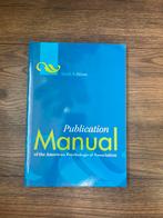 Publication Manual of the American Psychological Association, Boeken, Studieboeken en Cursussen, Nieuw, Ophalen of Verzenden, WO