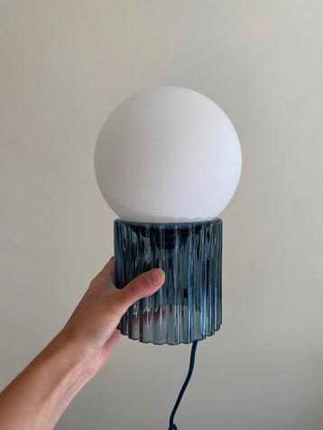 Nieuwe La Redoute Tafellamp - Blauw/Opaline beschikbaar voor biedingen