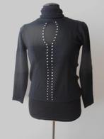 NIEUWE - Elegance - prachtige zwarte wollen coltrui 42, Kleding | Dames, Verzenden, Elegance, Zwart, Maat 42/44 (L)