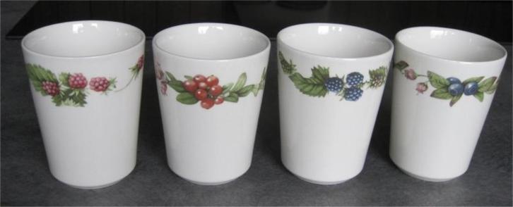 Marjolein Bastin - 4 (nieuwe) bekers, Huis en Inrichting, Keuken | Servies, Nieuw, Overige stijlen, Aardewerk, Ophalen of Verzenden