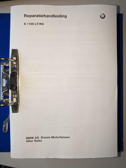 BMW werkplaatsboek K1100RS en K1100LT, Motoren, Handleidingen en Instructieboekjes, BMW, Ophalen of Verzenden