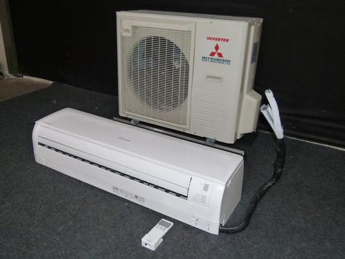 Mitsubishi 8 kW wandmodel hyper inverter warmtepomp airco, Witgoed en Apparatuur, Airco's, Gebruikt, Wandairco, 100 m³ of groter