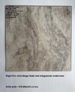 Pvc click Beige Slate met integrrede ondervloer €16,95m2