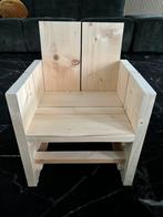 Geboortestoeltje kinderstoeltje geschaafd steigerhout NIEUW, Ophalen, Nieuw, Stoel(en)