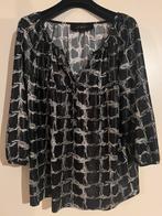 Jeff Gallano mooie designers top/ maat 46/ 3/4 mouw, Verzenden, Zwart, Maat 46/48 (XL) of groter, Jeff Gallano