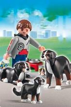 Playmobil setje Berner Sennen hondjes 5214, Kinderen en Baby's, Speelgoed | Playmobil, Zo goed als nieuw, Ophalen
