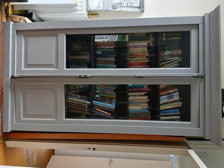 Boekenkast buffetkast, Huis en Inrichting, Kasten | Boekenkasten, Gebruikt, 150 tot 200 cm, 200 cm of meer, 25 tot 50 cm, Met deur(en)