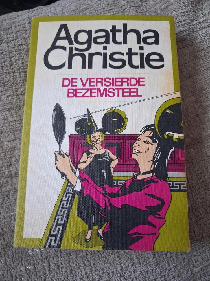 De Versierde Bezemsteel - Agatha Christie, Boeken, Detectives, Gelezen, Ophalen