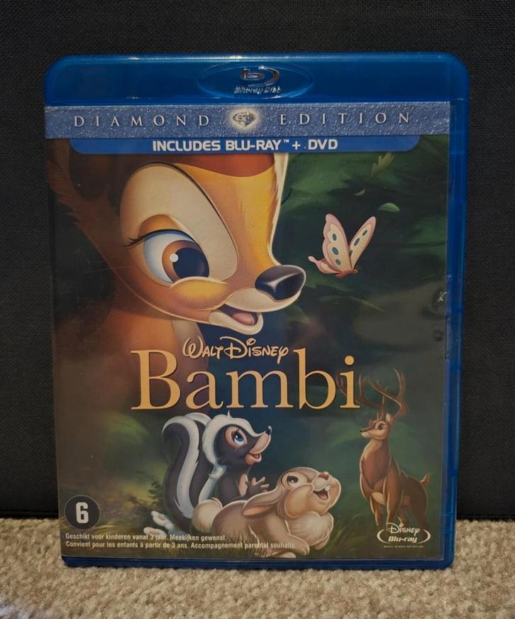 Bambi (Disney Classic / 1942), Cd's en Dvd's, Blu-ray, Zo goed als nieuw, Tekenfilms en Animatie, Ophalen of Verzenden