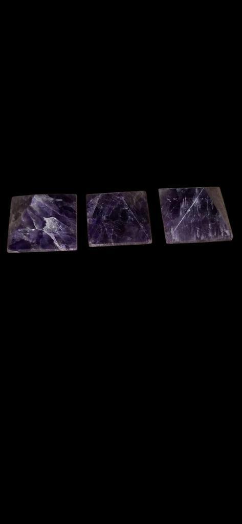 Amethist piramides, Verzamelen, Mineralen en Fossielen, Mineraal, Ophalen of Verzenden