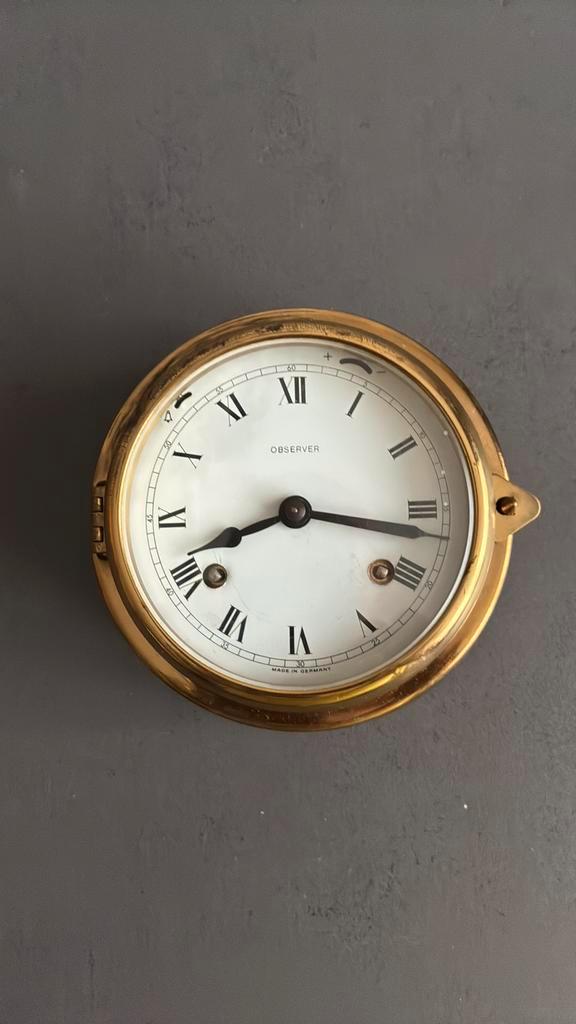 OBSERVER SCHEEPSKLOK, Antiek en Kunst, Antiek | Klokken, Ophalen of Verzenden