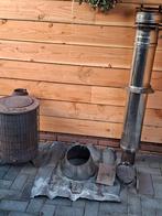Kachel met toebehoren, Ophalen of Verzenden, Hout, Houtkachel