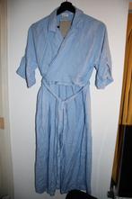 Mamalicious zwangerschap / voeding wrap jurk - licht blauw M, Maat 38/40 (M), Blauw, Jurk, Mamalicious