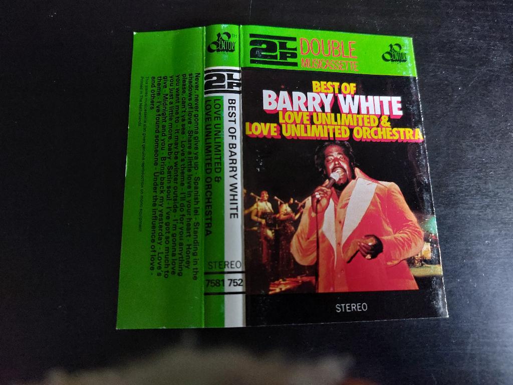BARRY WHITE - BEST OF BARRY WHITE (MC), Cd's en Dvd's, 1 bandje, Ophalen of Verzenden, Zo goed als nieuw, Origineel