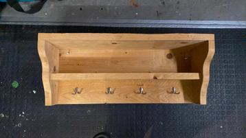 Steigerhouten Kapstok met opbergvak beschikbaar voor biedingen