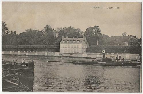 JV430B Corbeil  Sleepboot LINOTTE 1915, Verzamelen, Ansichtkaarten | Buitenland, Gelopen, Frankrijk, Voor 1920, Verzenden