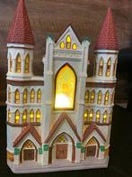 Kersthuisjes van porselein set van 2 stuks, Diversen, Kerst, Verzenden, Zo goed als nieuw