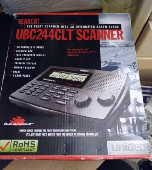 Uniden Bearcat UBC 244 CLT scanner, Telecommunicatie, Scanners, Zo goed als nieuw, Minder dan 30 kanalen, Ophalen of Verzenden