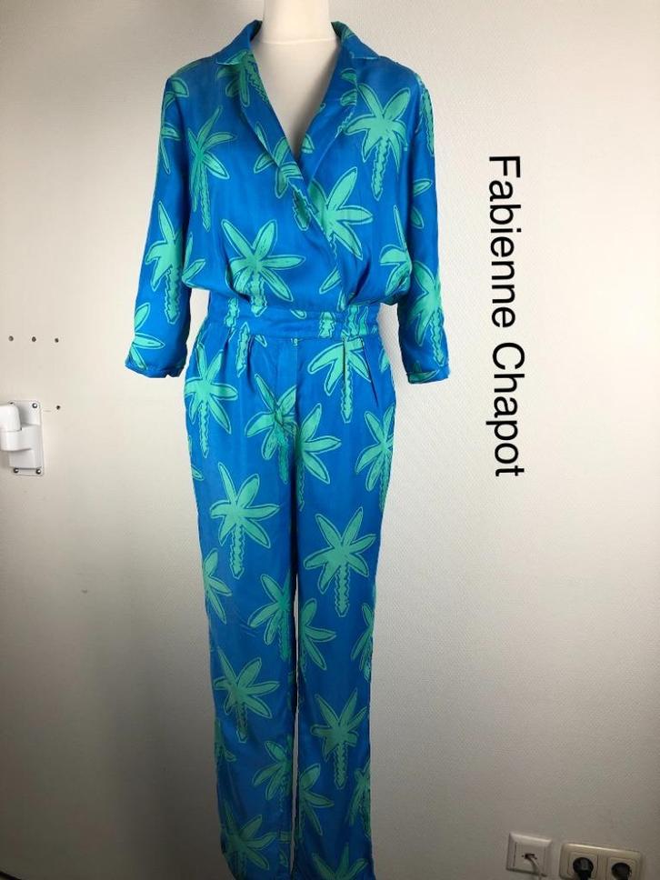 Fabienne Chapot Jumpsuit  (mt: 38) 19,6/8124, Kleding | Dames, Jumpsuits, Zo goed als nieuw, Maat 38/40 (M), Blauw, Ophalen of Verzenden