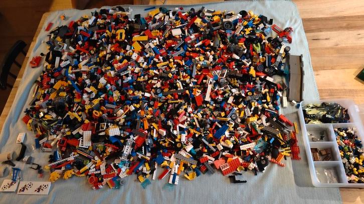 Grote partij Lego, 6 kilo, met minifiguren, Kinderen en Baby's, Speelgoed | Duplo en Lego, Ophalen of Verzenden