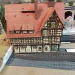 Mooi H0 vakwerkhuis., Hobby en Vrije tijd, Modeltreinen | H0, Overige merken, Gebruikt, Gelijkstroom of Wisselstroom, Brug, Tunnel of Gebouw