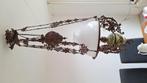 Antieke hanglamp 1891 staat er op, koper, Ophalen