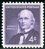 USA Verenigde Staten 1177-pf - Horace Greeley, Postzegels en Munten, Postzegels | Amerika, Verzenden, Noord-Amerika, Postfris