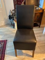 5 stoelen, Ophalen of Verzenden, Gebruikt, Zwart, Leer