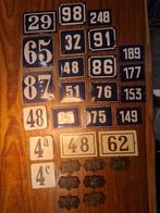 emaille nummerbordjes, Ophalen of Verzenden