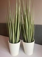 Ikea witte potten met kunstplanten +-90 cm hoog, Ophalen, Gebruikt, Binnen