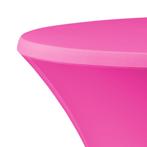 Statafelhoes samba rond met topcover roze, Info@edvonline.nl, Rond, Nieuw, Ophalen of Verzenden