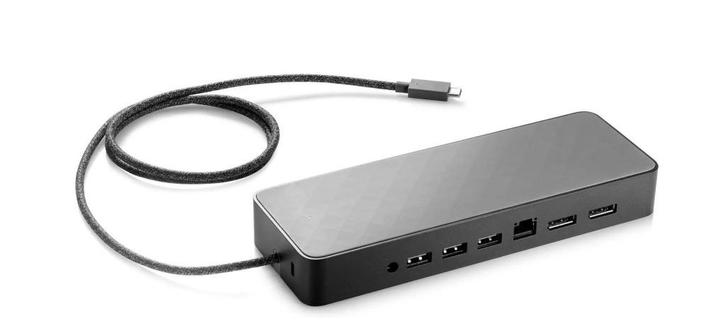 (50x) HP Universeel USB-C Docking-station HSA-B005DS, Computers en Software, Dockingstations, Zo goed als nieuw, Docking station