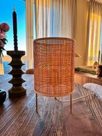 Zara Home Rotan Tafellamp - Zo Goed Als Nieuw, Ophalen, Zo goed als nieuw, Overige materialen, Minder dan 50 cm