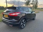 Nissan Qashqai 1.2 CVT automaat/Leder/Led/360 cam/Xenon/Pano, Auto's, 4 cilinders, Blauw, Leder, 115 pk